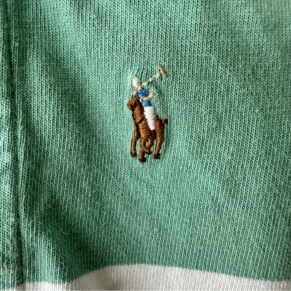Ralph Lauren Striped cotton jersey rugby shortall Size 3 Months